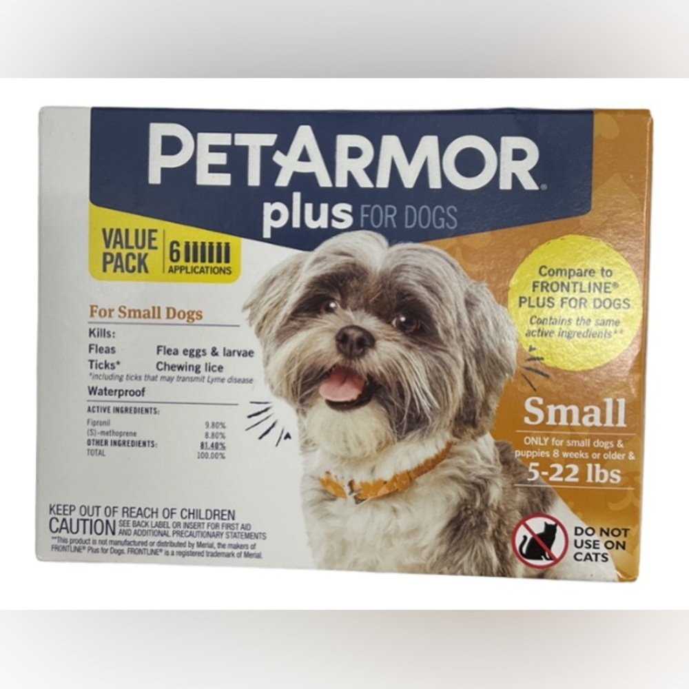 Pet armor plus for dogs small dogs 5-22 lbs